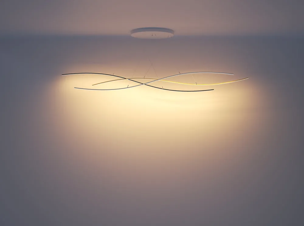 Henri Bursztyn Suspensions>Warp1 3 vagues 125cm Suspensions LED