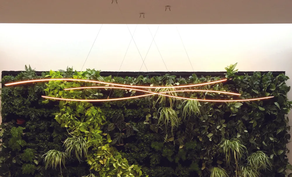 Henri Bursztyn Suspensions>Warp1 3 vagues 125cm Suspensions LED