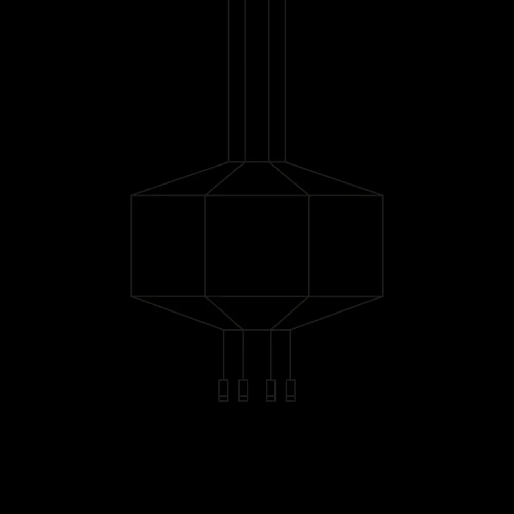 Vibia Lustres|Suspensions>Wireflow 0303 Suspensions LED